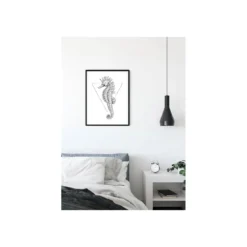 KomarWandbild Sea Horse White 50x70 cm