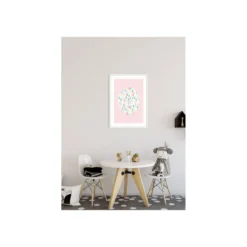 KomarWandbild Shelly Patterns Rose 40x50 cm