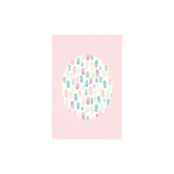 KomarWandbild Shelly Patterns Rose 40x50 cm