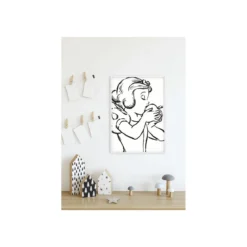 KomarWandbild Snow White Apple Bite white 50x70 cm