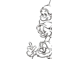 KomarWandbild Snow White Dwarves 40x50 cm