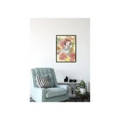 KomarWandbild Snow White Flowers 40x50 cm