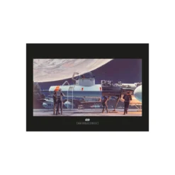 KomarWandbild Star Wars Classic Yavin Hangar 70x50 cm