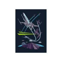 KomarWandbild Star Wars Classic Vector X-Wing 40x50 cm