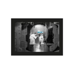 KomarWandbild Star Wars Classic Leia R2D2 Upload 50x40 cm