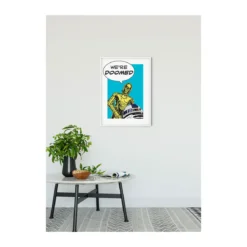 KomarWandbild Star Wars Classic Comic Quote Droids 40x50 cm