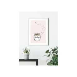 KomarWandbild Winnie the Pooh Hunny Pot 50x70 cm