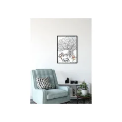 KomarWandbild Winnie the Pooh Playground 50x70 cm