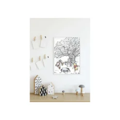 KomarWandbild Winnie the Pooh Playground 40x50 cm