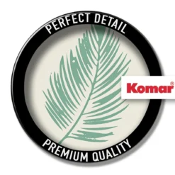 KomarWandbild Winter Tropics Black Panther Palm Leaf 50x70 cm