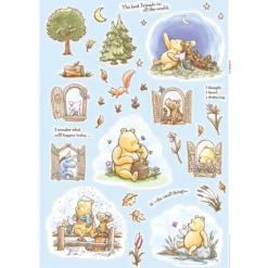 KomarWandtattoo Winnie the Pooh Adventures 50x70 cm