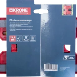 Krone Pfostenwasserwaage 13,5 cm
