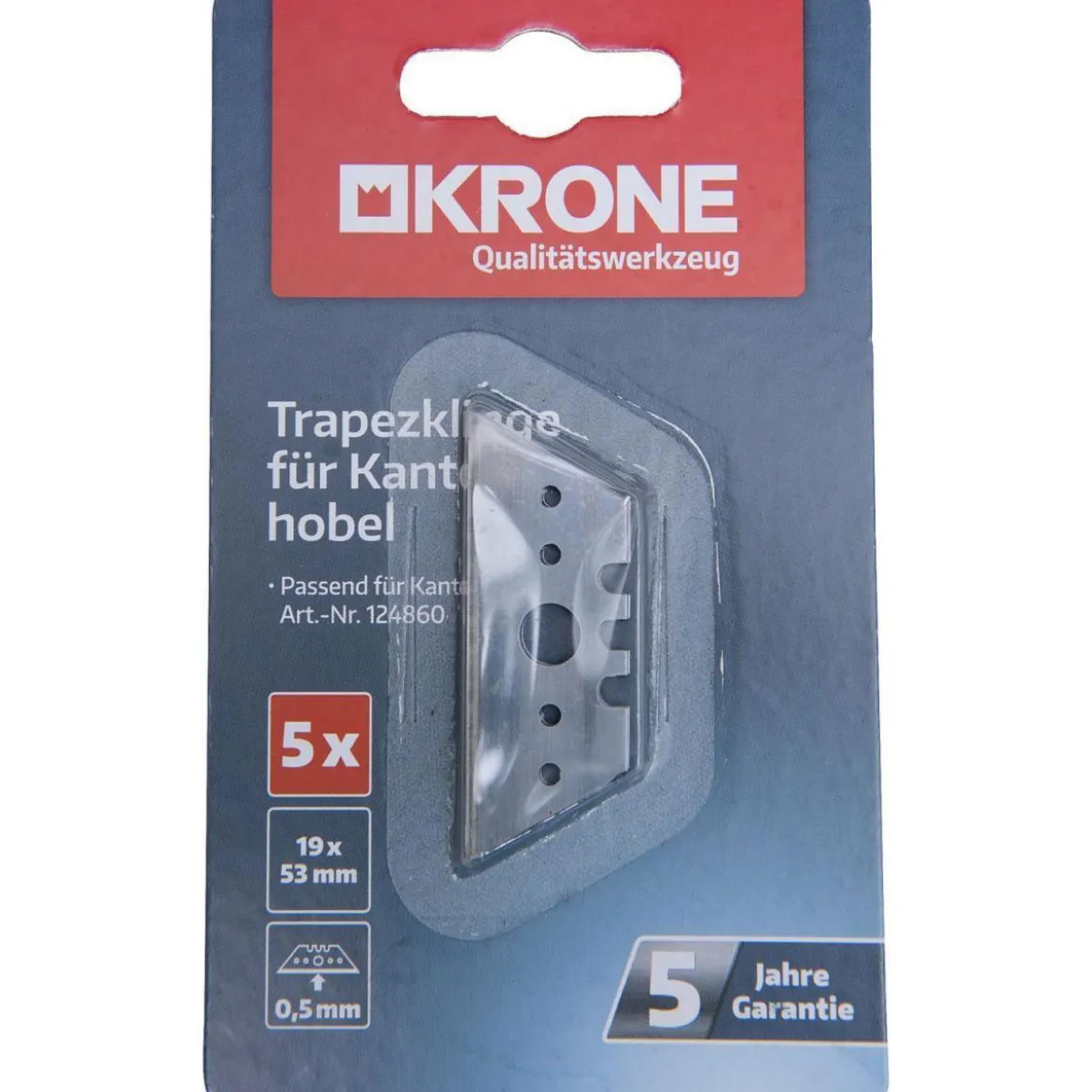 Krone Trapez-Klinge 53 x 19 x 0,5 mm 5 Stück