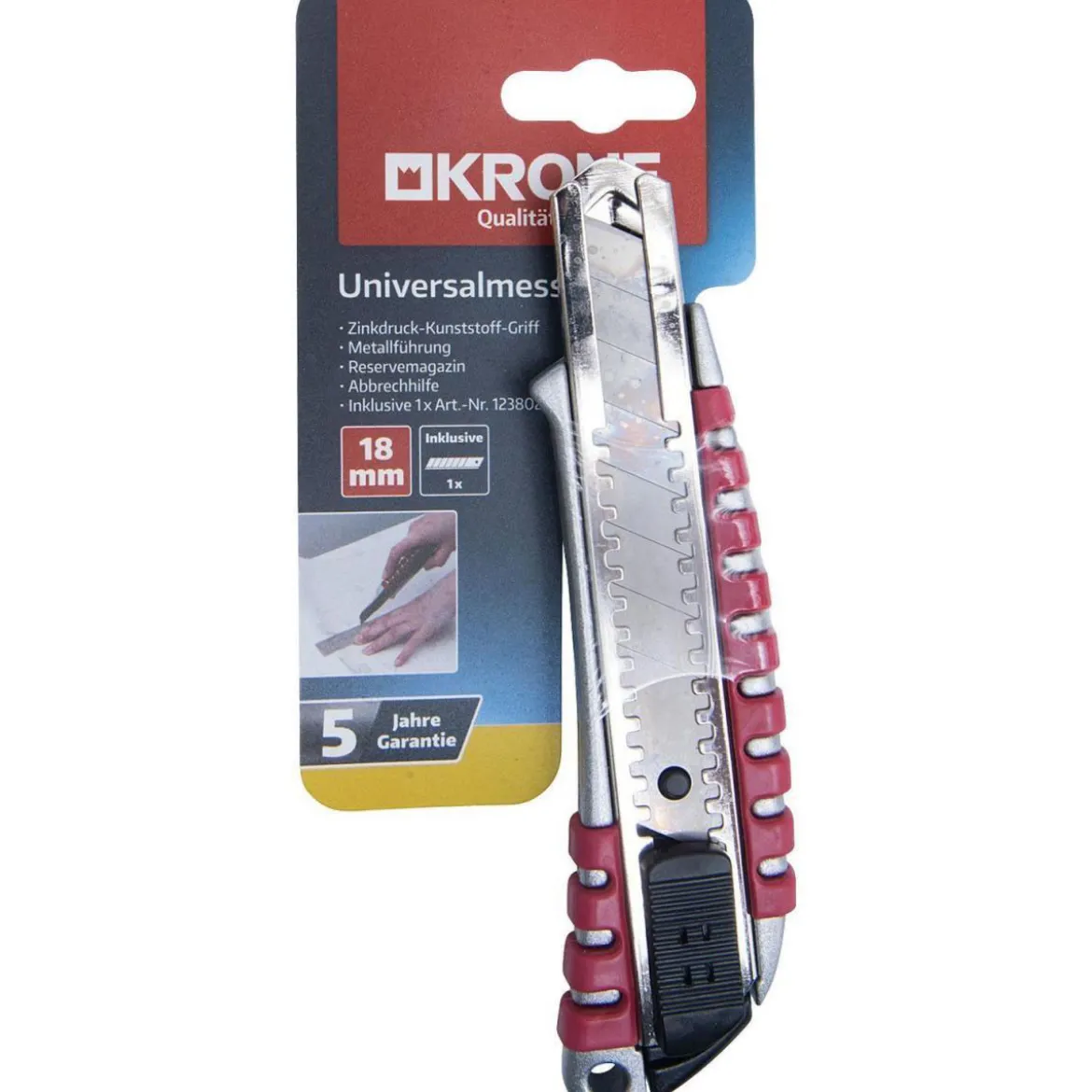 Krone Unimesser Zinkdruck-Kunststoff-Griff