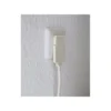 Kurzverlaengerungsleitung weiss mitWinkel-Flachstecker 5m H05VV-F3G1,5