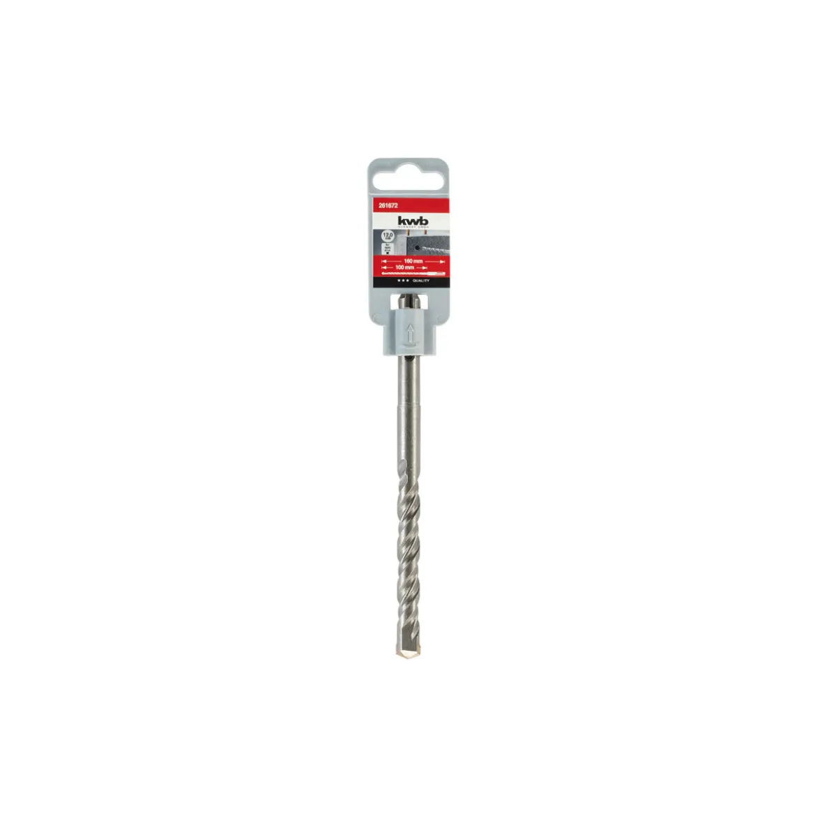 kwbHammerbohrer HB 22 SDS plus Durchmesser 12 mm 160 mm