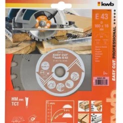 kwbKreissägeblätter Easy Cut für Handkreissägen Durchmesser 160x16 mm