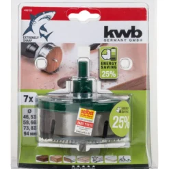 kwbMehrkranzlochsäge 7 teilig