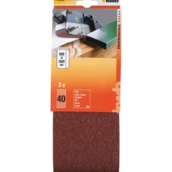 kwbSchleifbänder Holz und Metall 100 x 560 mm K40