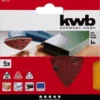 kwbSchleifdreiecke Quick Stick Holz und Metall 105 mm K40