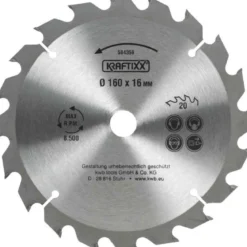 kwbSpanplattensägeblatt für Handkreissäge Durchmesser 160x16 mm