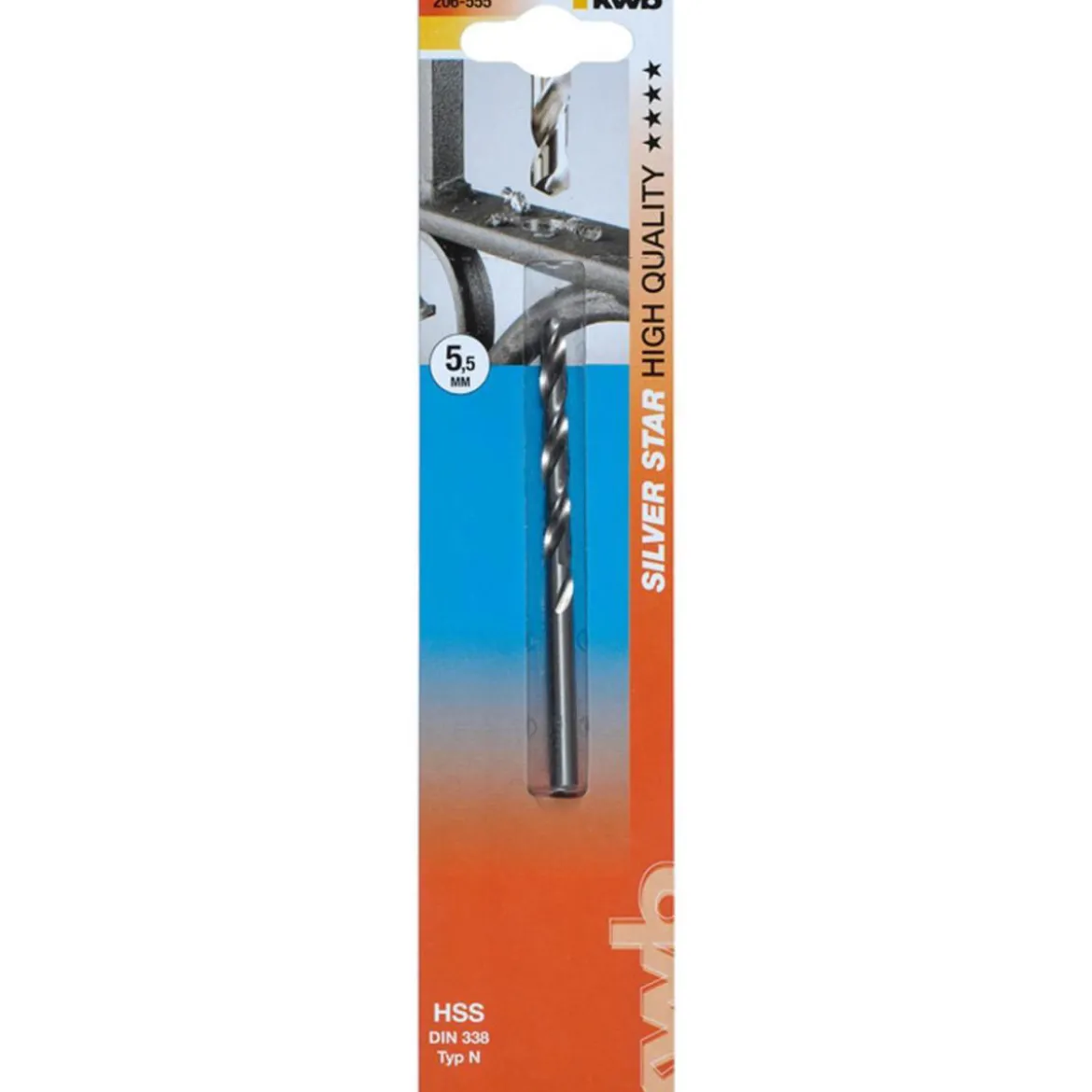 kwbSpiralbohrer Silver Star Durchmesser 5,5 mm