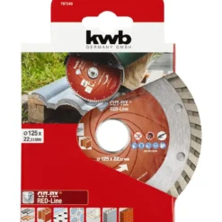 kwbTrennscheiben Cut-Fix Red-Line Diamant Durchmesser 125 mm