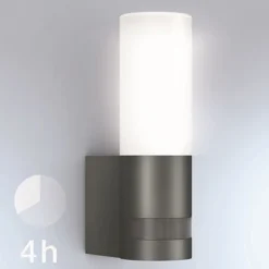 LED-AL L605 anth. 13x8x26 cm 9,5W 180GIP44