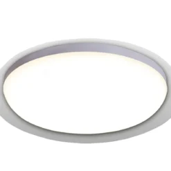 LED Deckenleuchte Garda D 28 cmH 5,5 cm, weiss satiniert