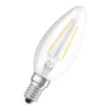 LED Kerze E14 136lm 2.700K 15 WErsatz warmweiss Filament klar