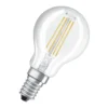 LED Tropfen E14 470lm 4.000K 40 WErsatz kaltweiss Filament klar