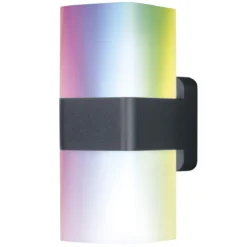 Ledvance SMART+ Außenwandleuchte Cube Up Down 8 x 20,5 x 11 cm grau