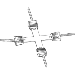 Litzclip Litzen-Kreuzverbinder 5 St.