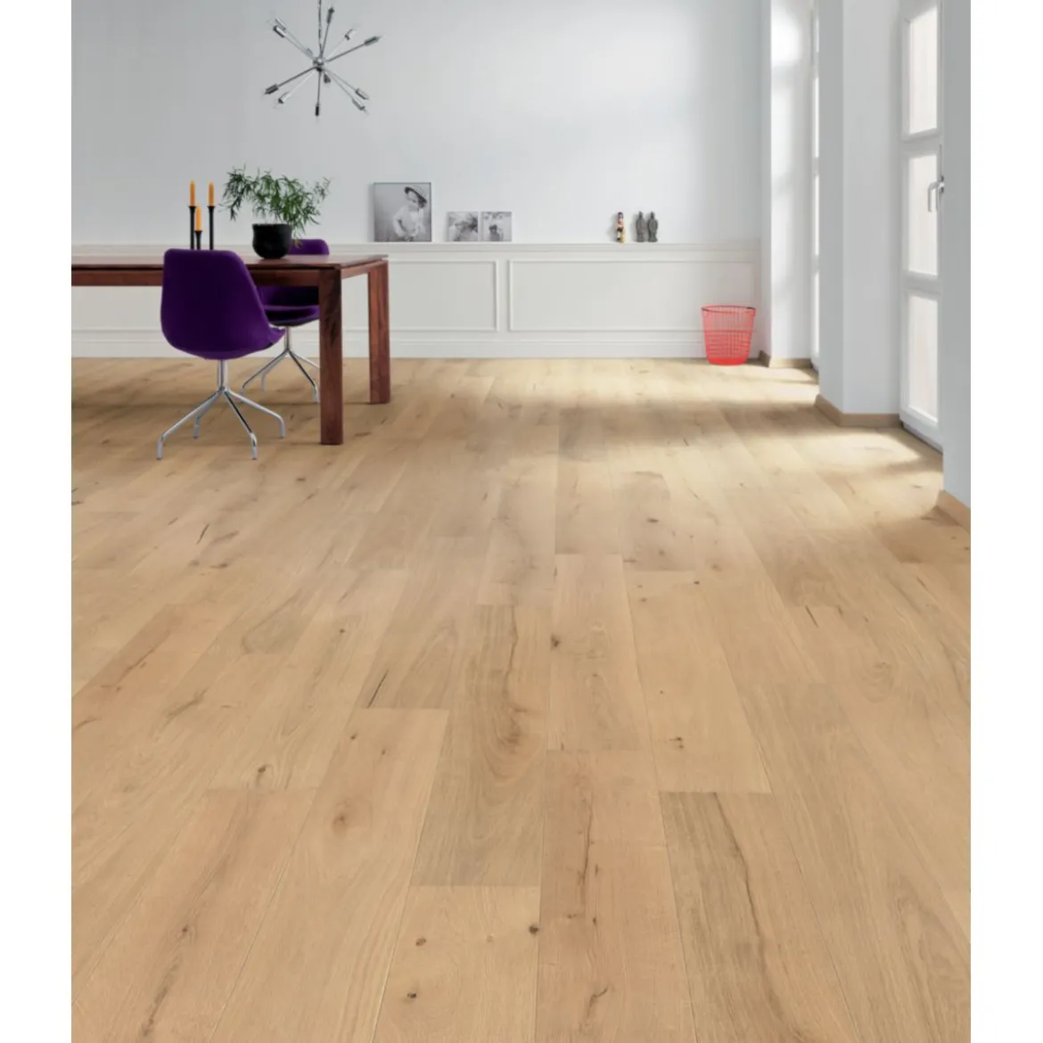 Living by HARO Parkett Schiffsboden 11mm 2V Eiche pure strukturiert Naturöl