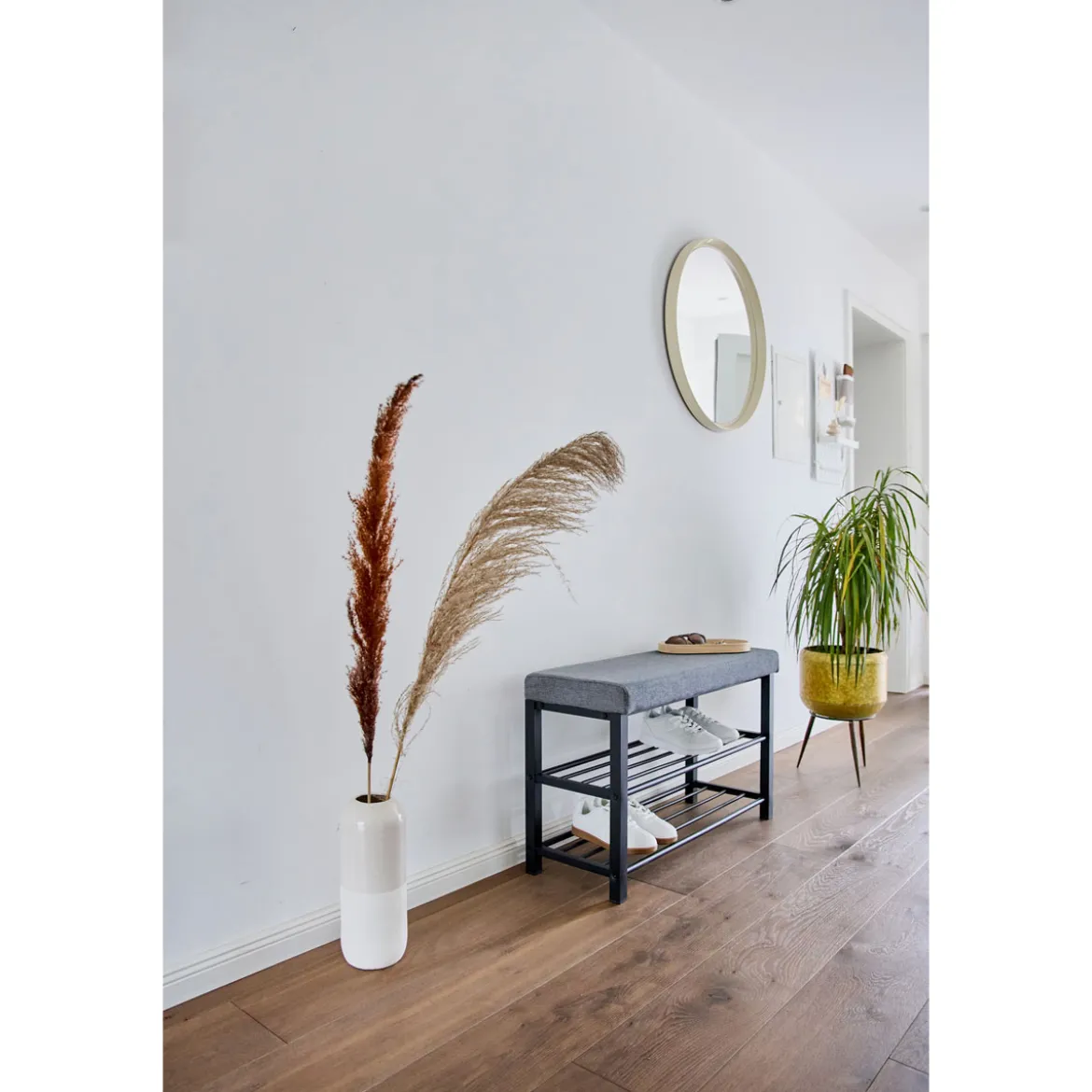 LOFT Schuhregal mit Sitzbank