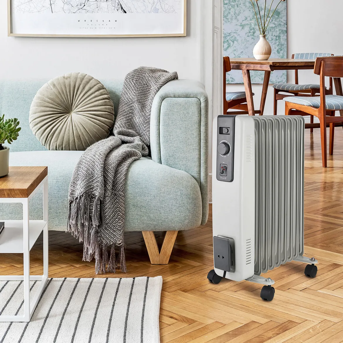 Ölradiator 2000 W