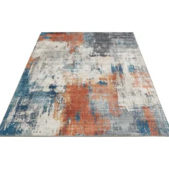 Luxor living Teppich Polino 120x170 cm blau-koralle