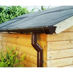Marley Duplex-Dachrinne braun 200 cm