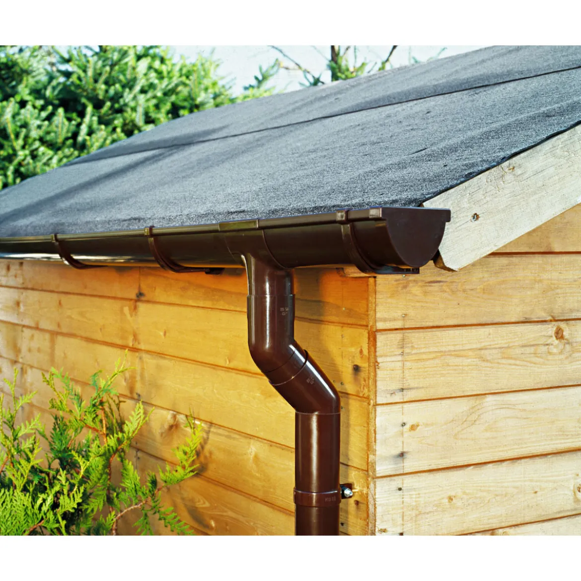 Marley Duplex-Dachrinne grau 200 cm