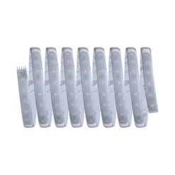 MaxLED 500 Basisset 3m Warmweiss IP44Cover 2700K 18W 230/24V 36VA Silber Kst