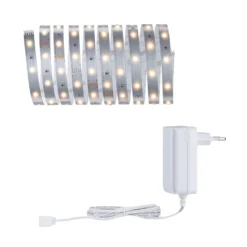 MaxLED 250 Basisset 3m Warmweiss IP202700K 12W 230/24V Silber