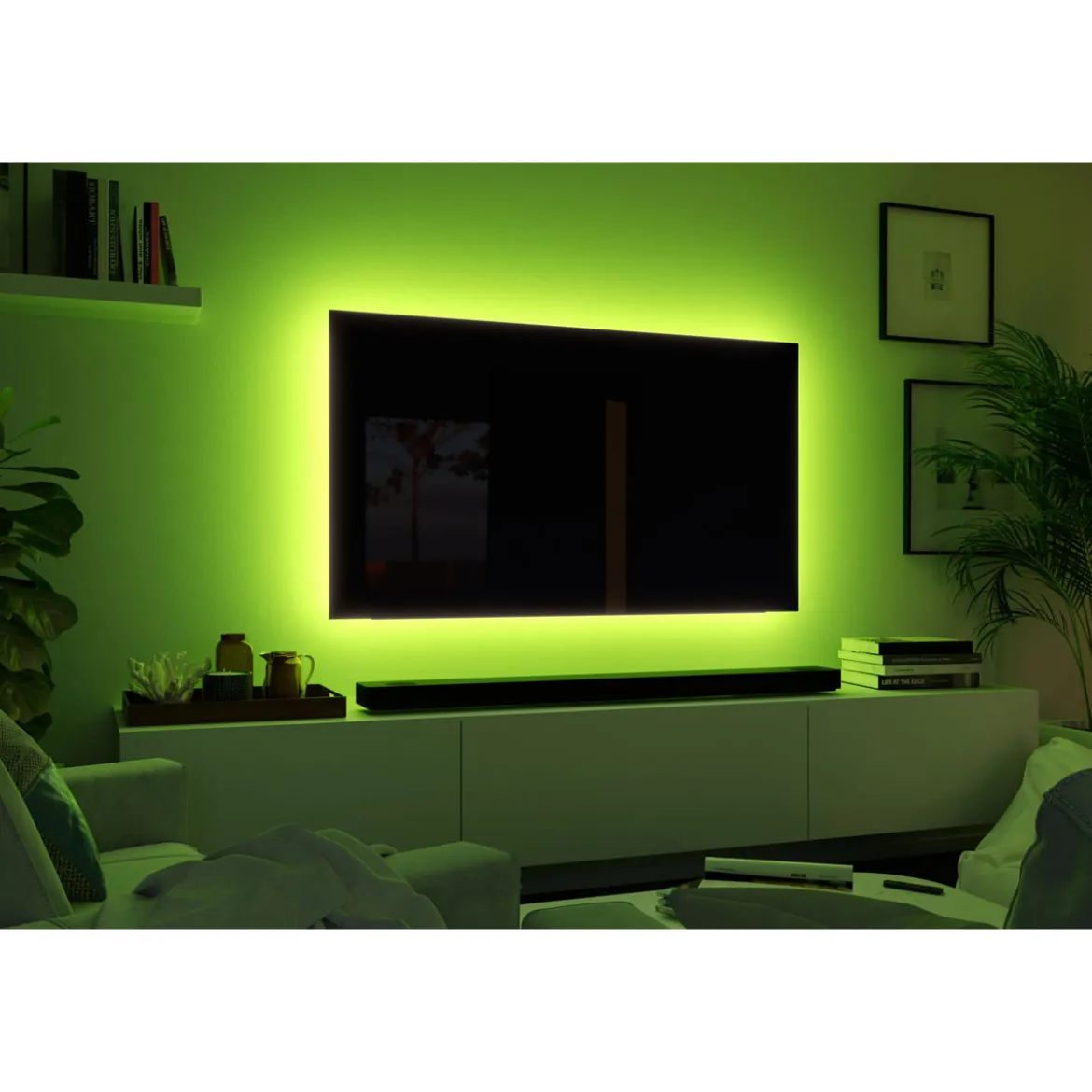 MaxLED 250 Comfort Sets TV 65 RGBW 3000K22W 230/24V Silber Kst