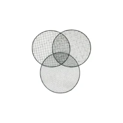 Metall Gartensieb 3 Einleger37x32x7,5 cm