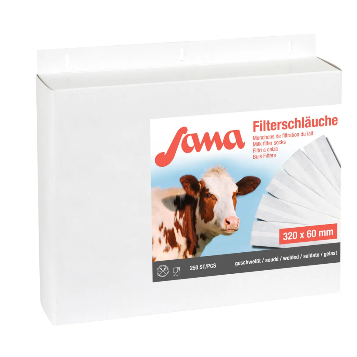 Milchfilter 32 x 5,7 cm 250 Stück