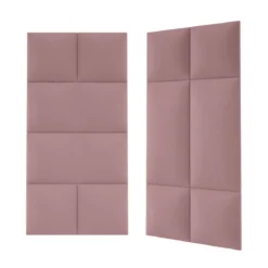 Mollis Polsterpaneele altrosa 30 x 30 cm