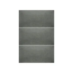 Mollis Polsterpaneele grau 60 x 30 cm