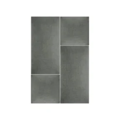 Mollis Polsterpaneele grau 60 x 30 cm