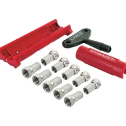 Montage-Set f. F-Stecker Kabel