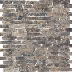 Mosaikfliese Collexion Emperador Marron 30 x 30 cm