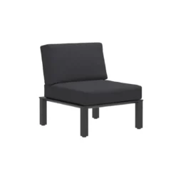 MWH Widoo Sessel Alu eisengrauinkl. Sitz- u. Rueckenkissen